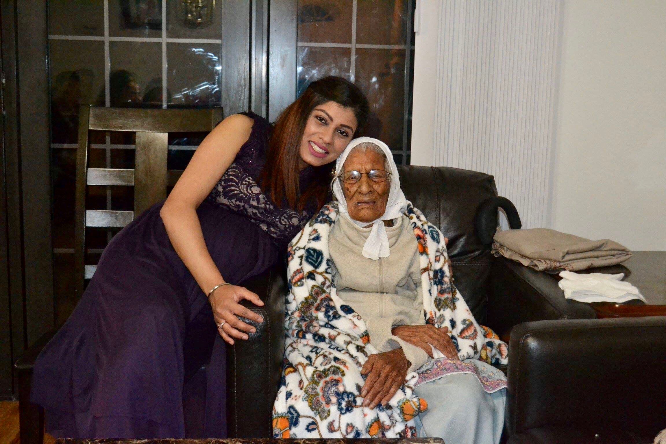 Parminder with her grandmother Kishan, the inspiration behind At Home Comfort Assisted Living